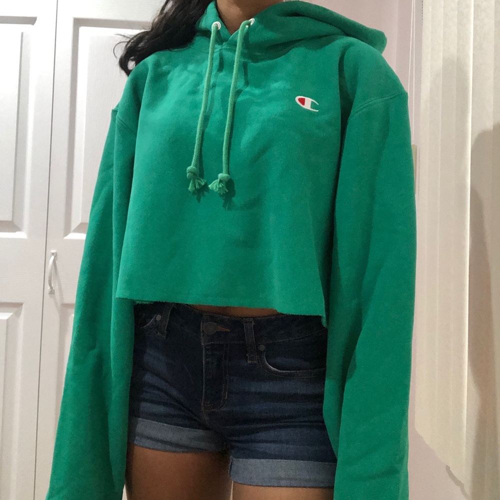 Champion cropped hoodie